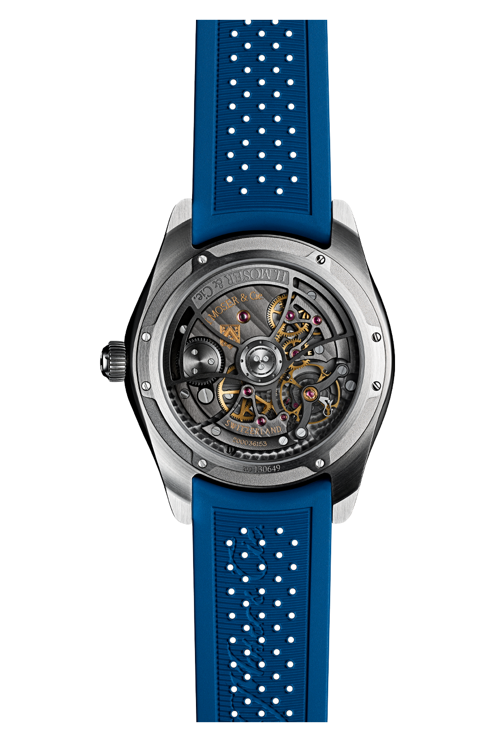 H. Moser & Cie. Pioneer Retrograde Seconds Midnight Blue (3250-1200)