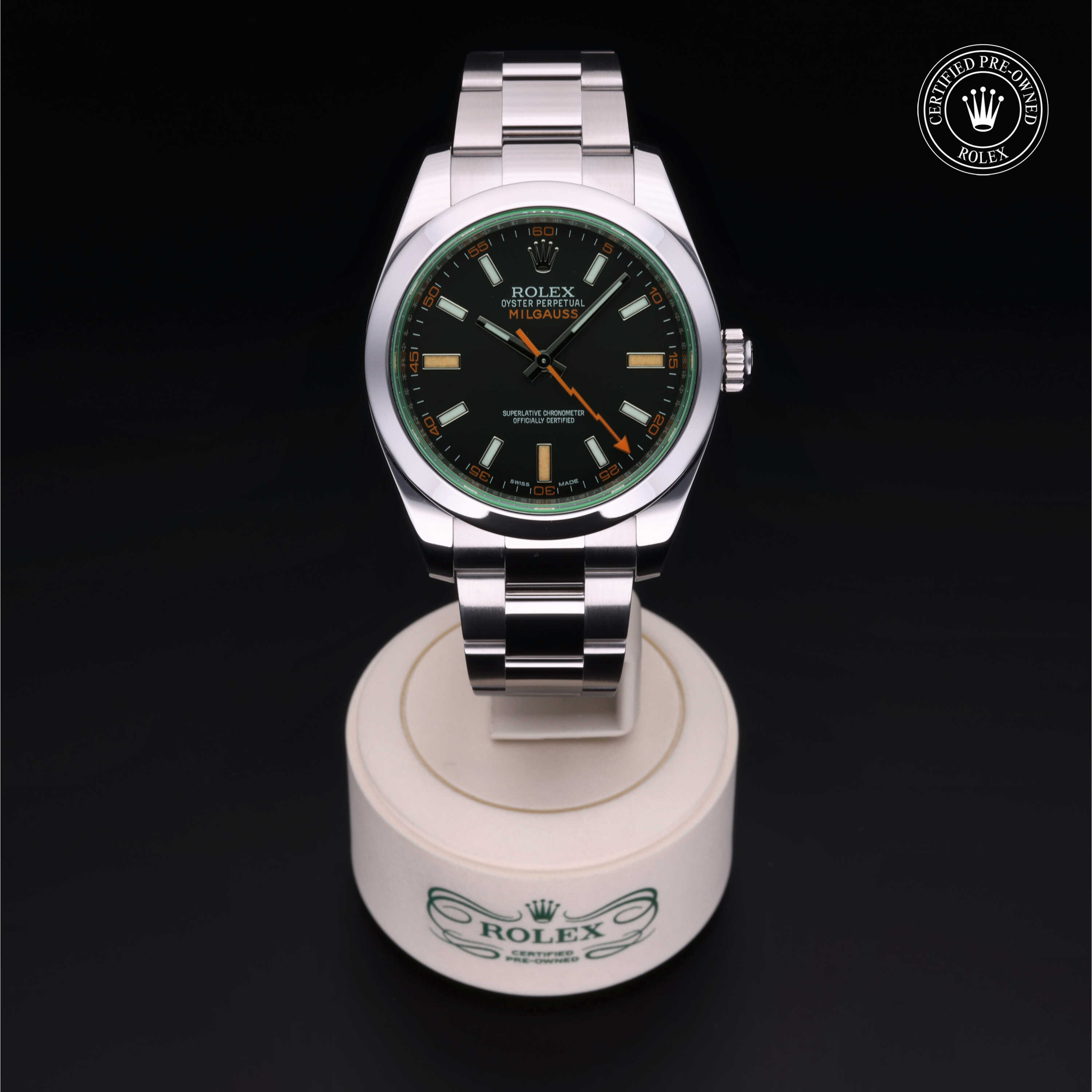 Rolex Certified Pre Owned Milgauss 116400GV 0001
