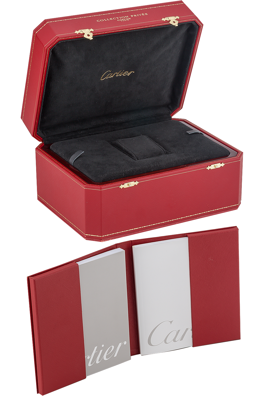 Pre-Owned Cartier Tortue GMT Day Night XL Manual (W1553551)