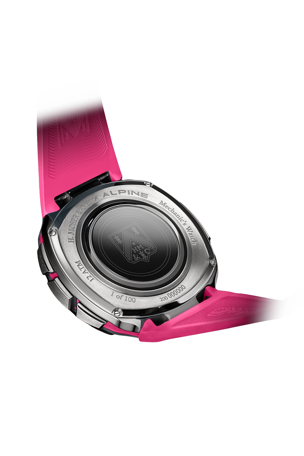 H. Moser & Cie. Streamliner Alpine Drivers and Mechanics Pink