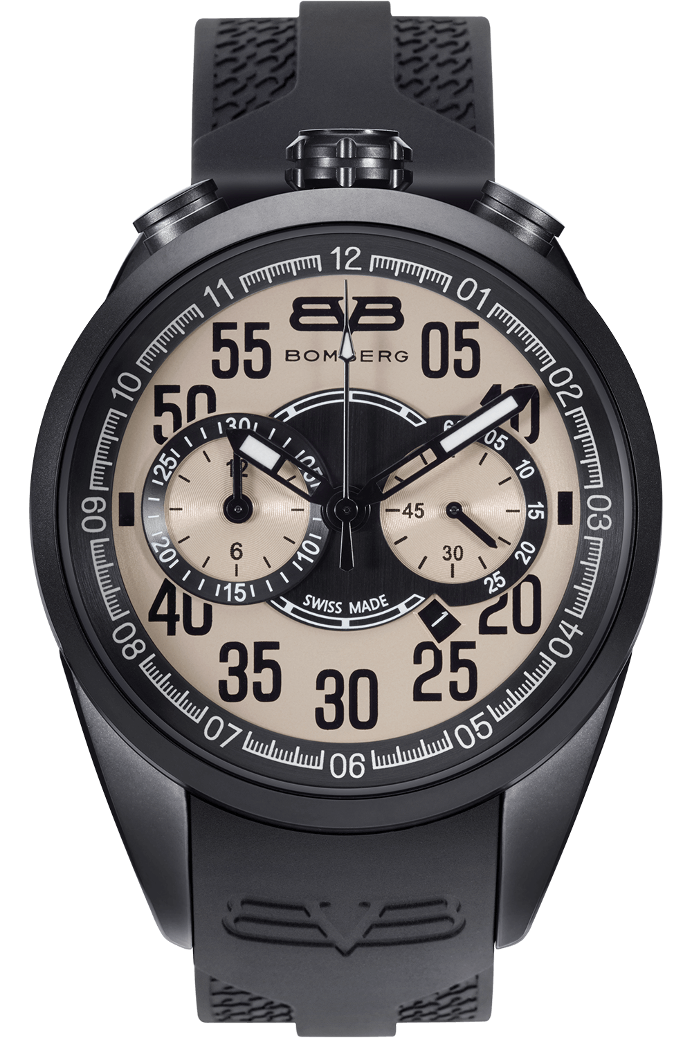 BOMBERG BB-68 NS44CHPBA.207.9 Men's Unused Watch Nylon Khaki